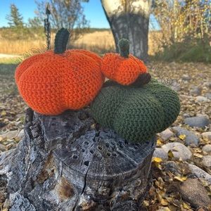 Hand made pumpkin decor